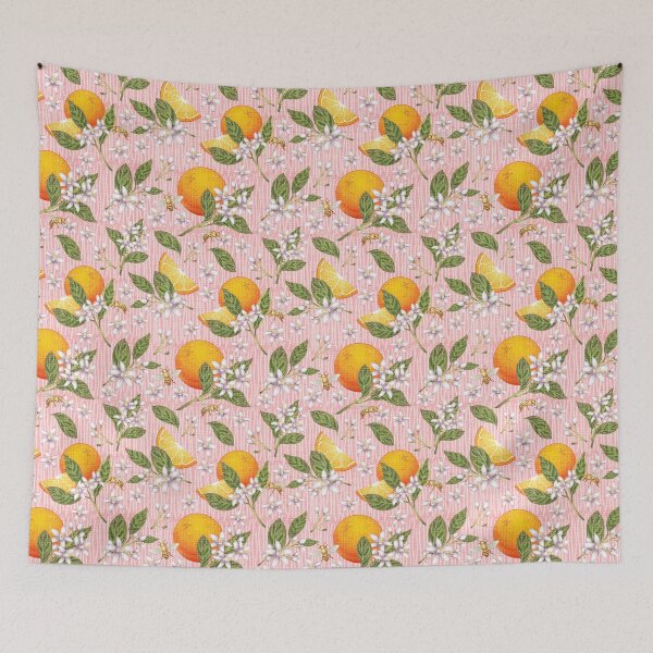 Item preview, Ojai Oranges-Pink Moment designed and sold by Pamelandia.