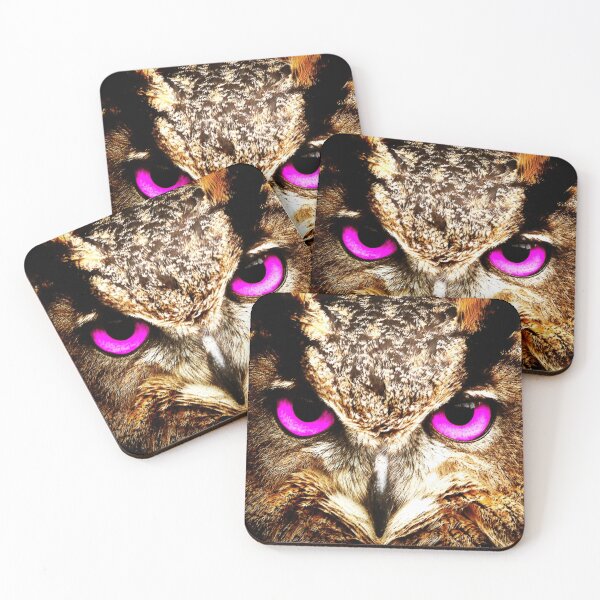 Item preview, pink owl eyes designed and sold by Tiziza.