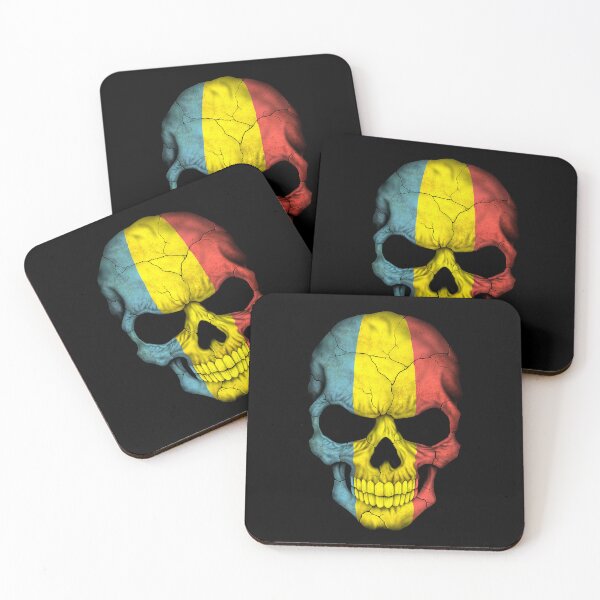 Item preview, Romanian Flag Skull designed and sold by JeffBartels.