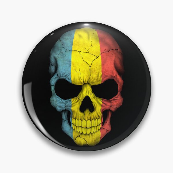 Item preview, Romanian Flag Skull designed and sold by JeffBartels.