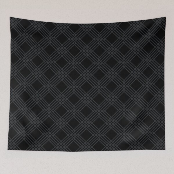 Item preview, diamonds & lines in black/gray designed and sold by A. Koh.