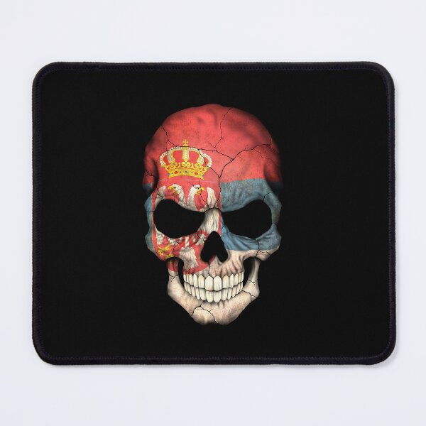 Item preview, Serbian Flag Skull designed and sold by JeffBartels.