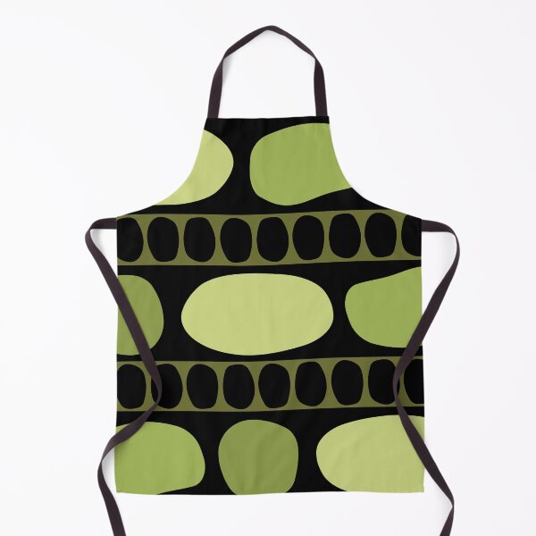 Item preview, Tribal Art Rock Pattern Black Chartreuse designed and sold by thepixelgarden.