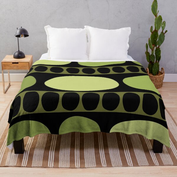 Item preview, Tribal Art Rock Pattern Black Chartreuse designed and sold by thepixelgarden.