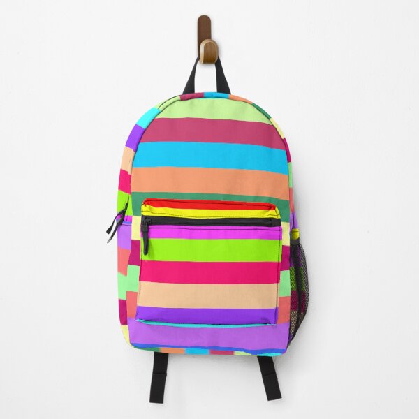 Item preview, Horizontal stripes in webhex palette designed and sold by Becky Hunter.