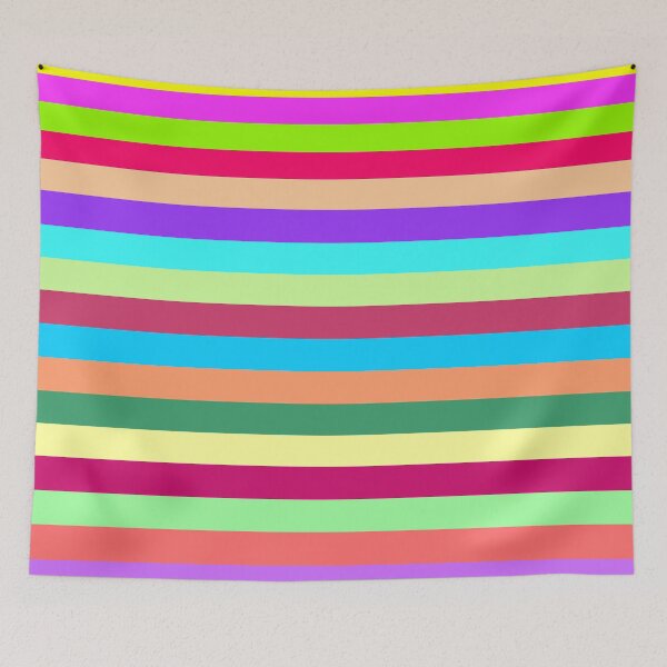 Item preview, Horizontal stripes in webhex palette designed and sold by Becky Hunter.