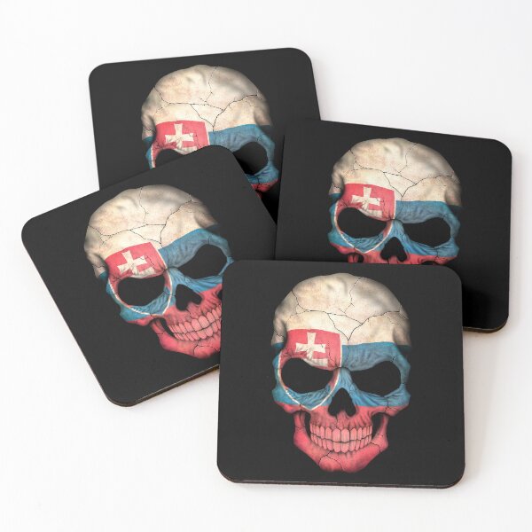 Item preview, Slovakian Flag Skull designed and sold by JeffBartels.