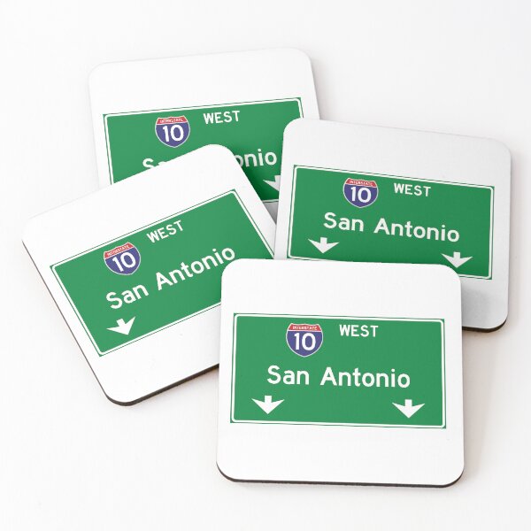Item preview, San Antonio Interstate 10 Highway Sign designed and sold by Cityscape-Guy.