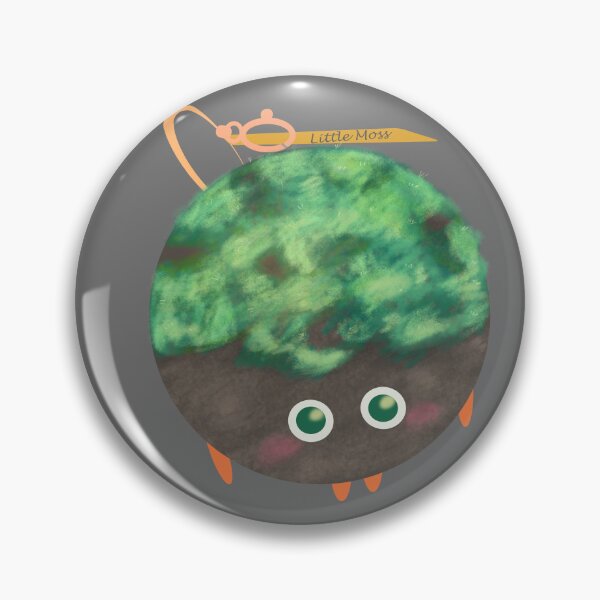 Item preview, Shy Little Moss Ball Key Chain designed and sold by MILdecals.