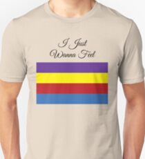 Purple, Yellow, Red, and Blue Unisex T-Shirt