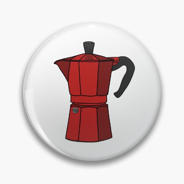 Item preview, Red cafetera designed and sold by thirdearprints.