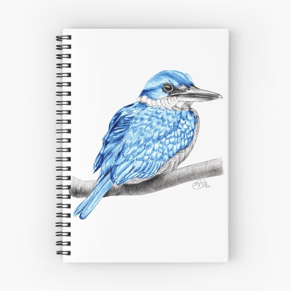 Item preview, White-collared Kingfisher - colorized version designed and sold by SylvieG18.