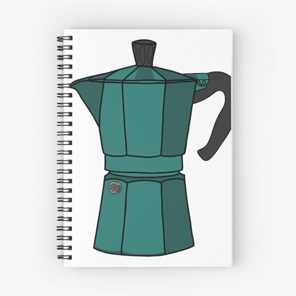 Item preview, Teal cafetera designed and sold by thirdearprints.