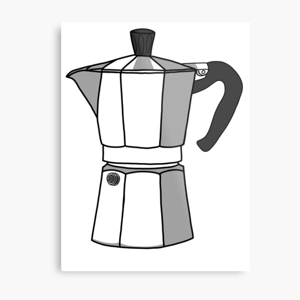 Cafetera Cubana Metal Print