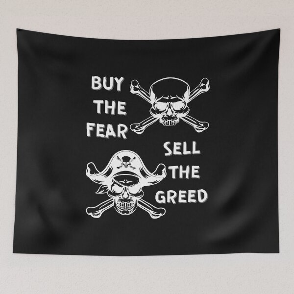 Item preview, Buy the Fear Sell the Greed designed and sold by tradeculture143.