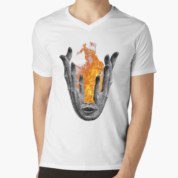 Off white 2024 fire hands tee