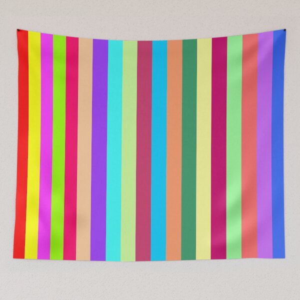 Item preview, Vertical stripes in webhex palette designed and sold by Becky Hunter.