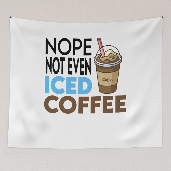 Item preview, No Not Even Iced Coffee Ramadan designed and sold by Cupsofdreams.