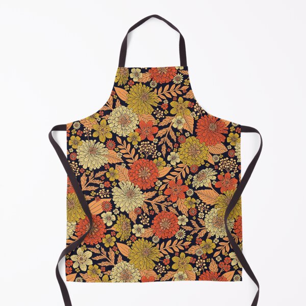 Item preview, Orange & Yellow Zinnias Floral designed and sold by somecallmebeth.