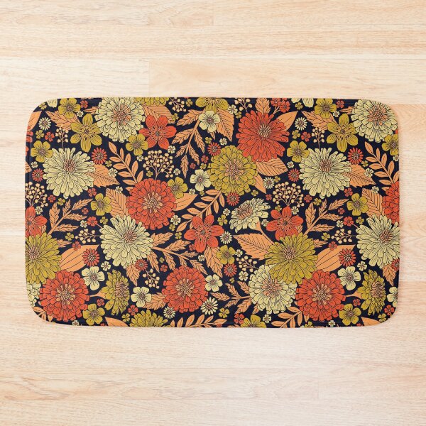Item preview, Orange & Yellow Zinnias Floral designed and sold by somecallmebeth.