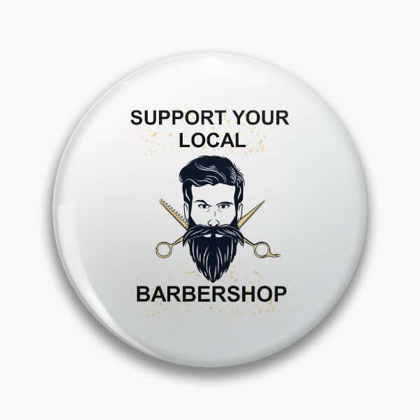 Item preview, SUPPORT YOUR LOCAL BARBERSHOP, designed and sold by Haitam771.