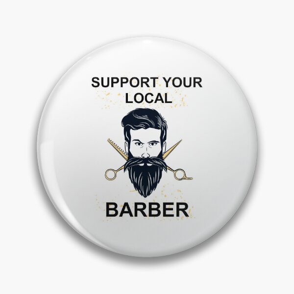 Item preview, SUPPORT YOUR LOCAL BARBERSHOP designed and sold by Haitam771.