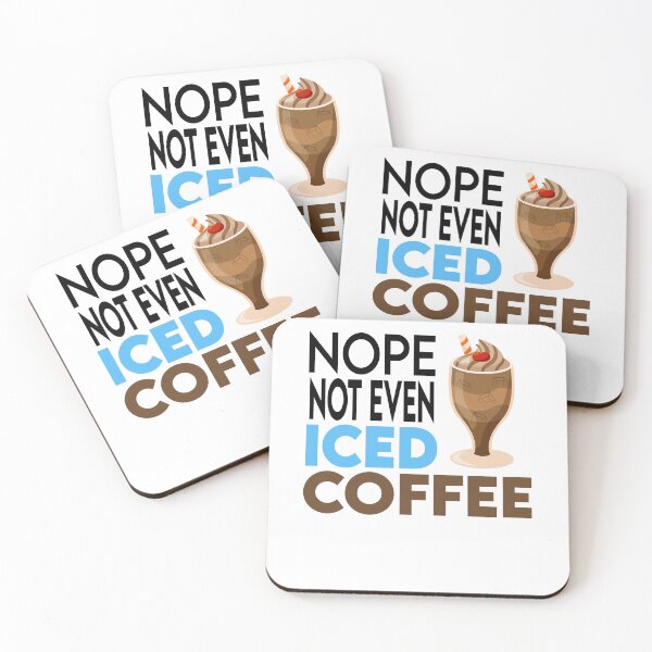 Item preview, No Not Even Iced Coffee Ramadan designed and sold by Cupsofdreams.