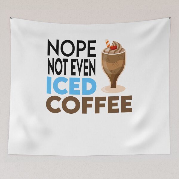 Item preview, No Not Even Iced Coffee Ramadan designed and sold by Cupsofdreams.