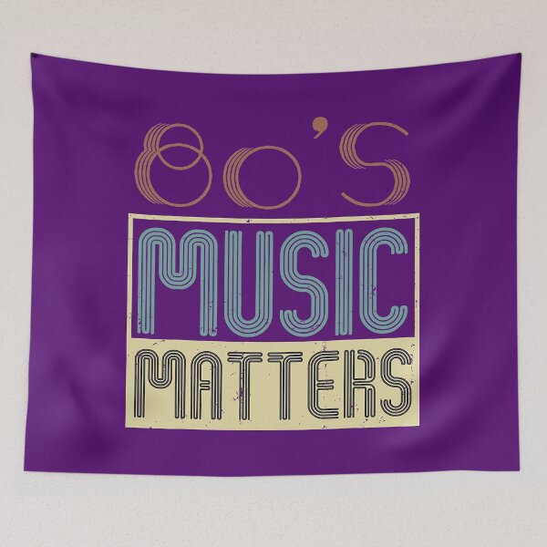 Item preview, Vintage 1980 Designs 80's Music Matters designed and sold by OkifekaZnzit.