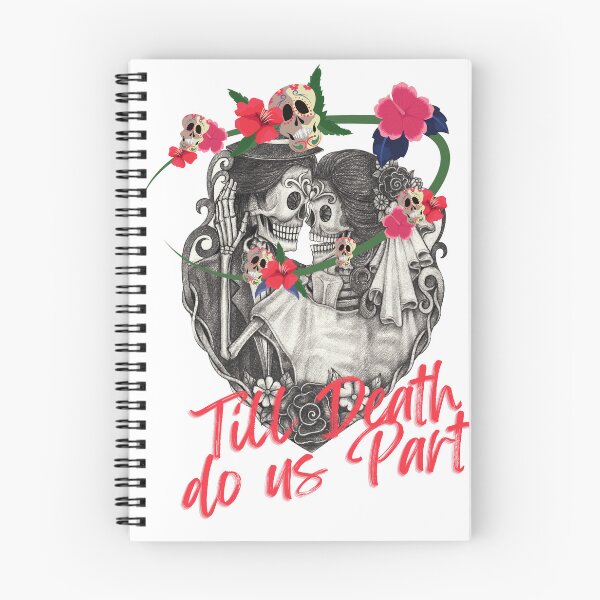 Item preview, Till Death do us Part - The Wedding vows for Skeleton lovers designed and sold by sweetees4u.