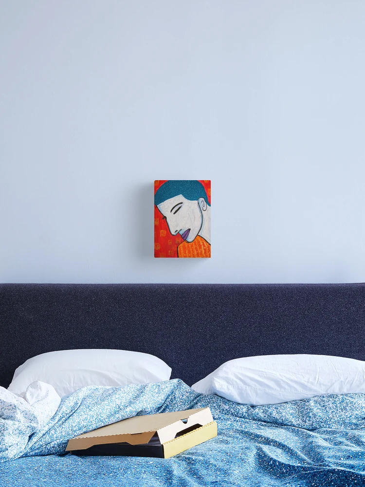 Aperçu 2 sur 3. Impression sur toile avec l'œuvre Luca créée et vendue par RandaRubyRed.