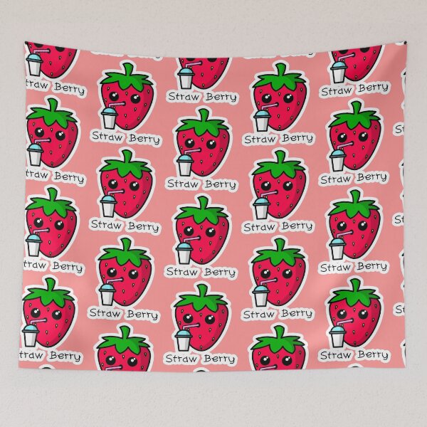 Item preview, Straw Berry with Text designed and sold by Bluegaymer.
