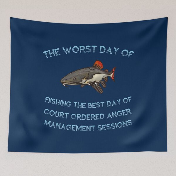 Item preview, the Worst Day Of Fishing Beats The Best Day Of Court Ordered Anger Management Sessions designed and sold by abboo.
