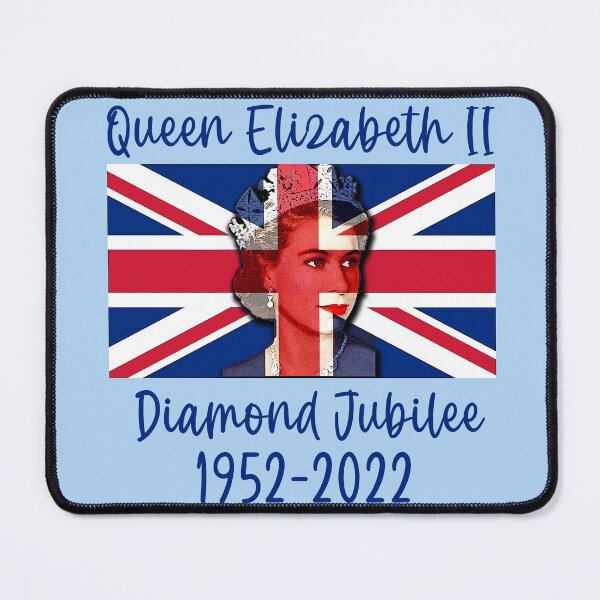 Item preview, Queen Elizabeth II PLATINUM Jubilee 70 Years With Union Jack designed and sold by Greenbaby.