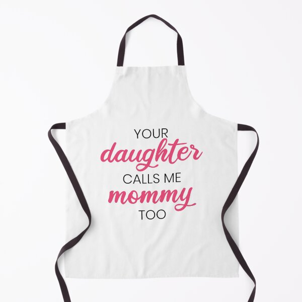 Item preview, Your daughter calls me mommy too - Pink & Black designed and sold by LittleCuteBean.