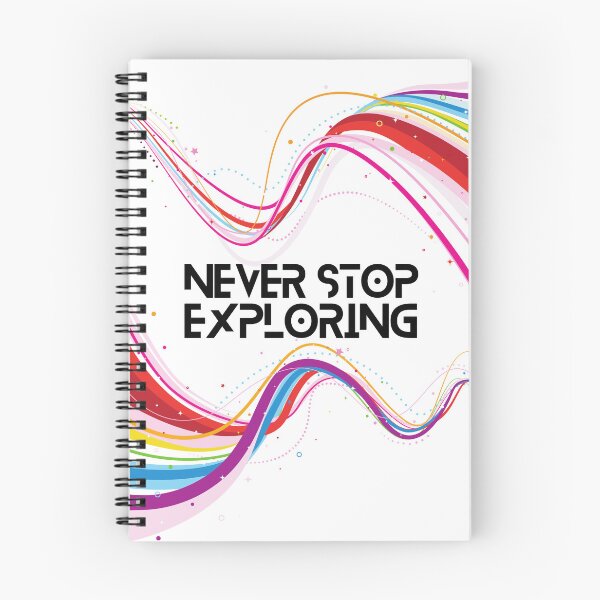 Item preview, Never stop exploring designed and sold by Spreading Smile.