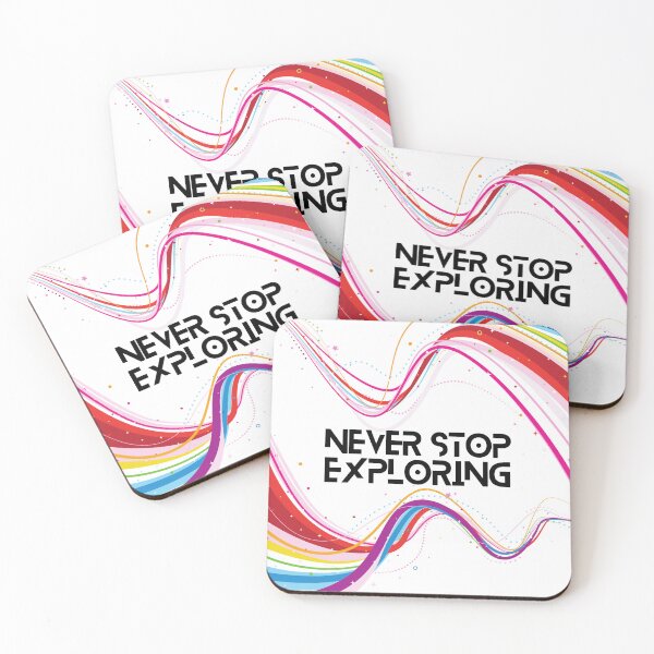 Item preview, Never stop exploring designed and sold by Spreading Smile.