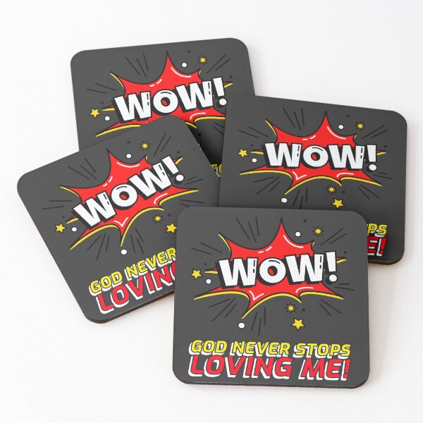 Item preview, WOW! GOD NEVER STOPS LOVING ME! designed and sold by DoubleDSD.