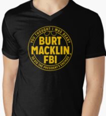 burt macklin t shirt