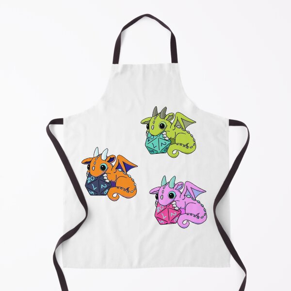 Item preview, Trio of Orange Dice Goblin Dragon Babies designed and sold by Winging-It.
