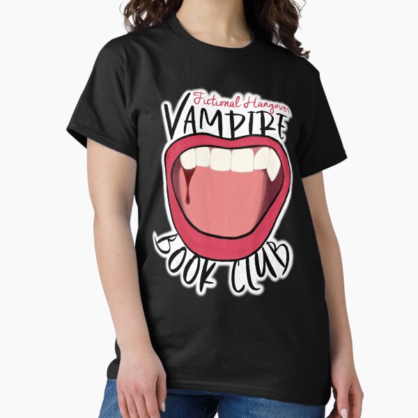 Vampire Book Club on white Classic T-Shirt