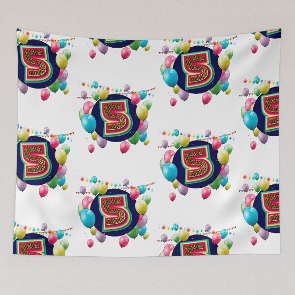 Item preview, Queens princess king Kids Birthday Age 5 shirt designed and sold by bestdesign4u.