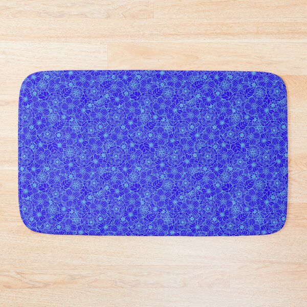 Item preview, Flower pattern (blue) designed and sold by Claske.