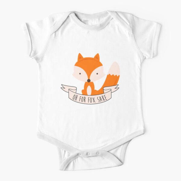 Oh For Fox Sake Short Sleeve Baby One-Piece