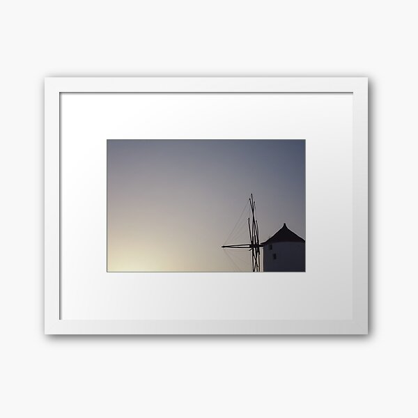 Windmill Framed Art Print