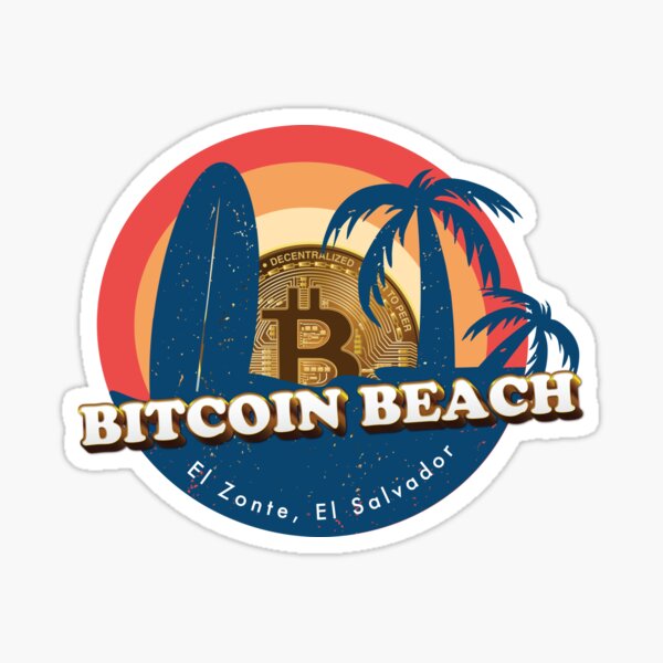 Artikel-Vorschau von Bitcoin-Strand, El Zonte, El Salvador, designt und verkauft von johnta17.