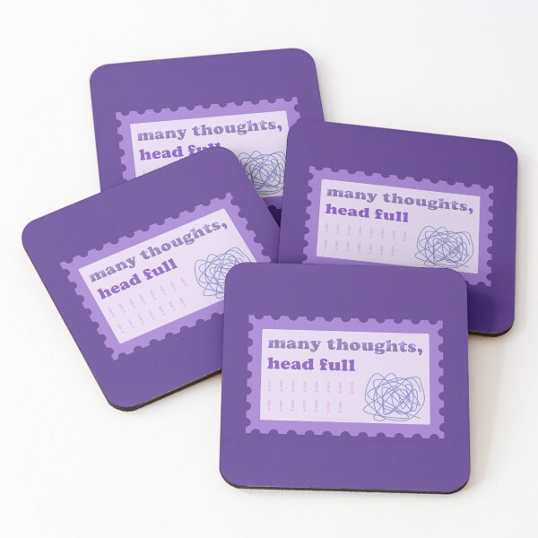 Item preview, Many Thoughts, Head Full Postage Stamp designed and sold by lexa-jpg.