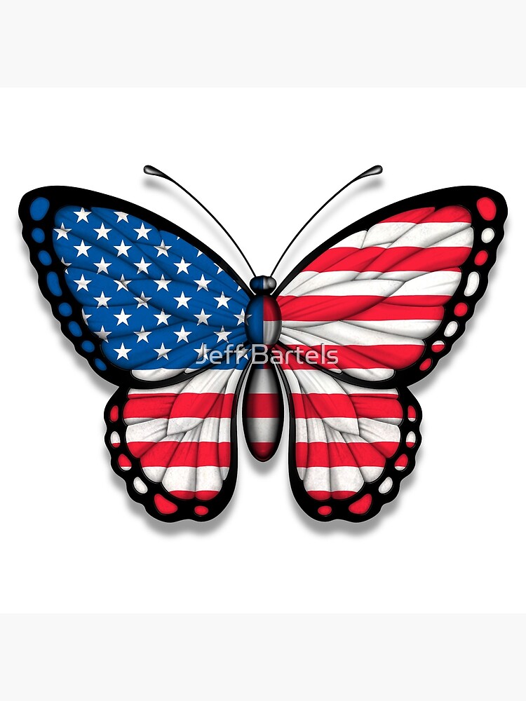 Butterfly Back Bra | American Flag