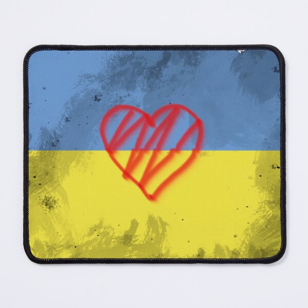Item preview, Apoyo a Ucrania Bandera ucraniana Corazón Graffiti Grunge designed and sold by Ankerd.