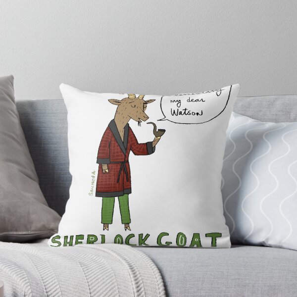 Item preview, Sherlock Goat -- Elementary My Dear Watson designed and sold by David Barneda.